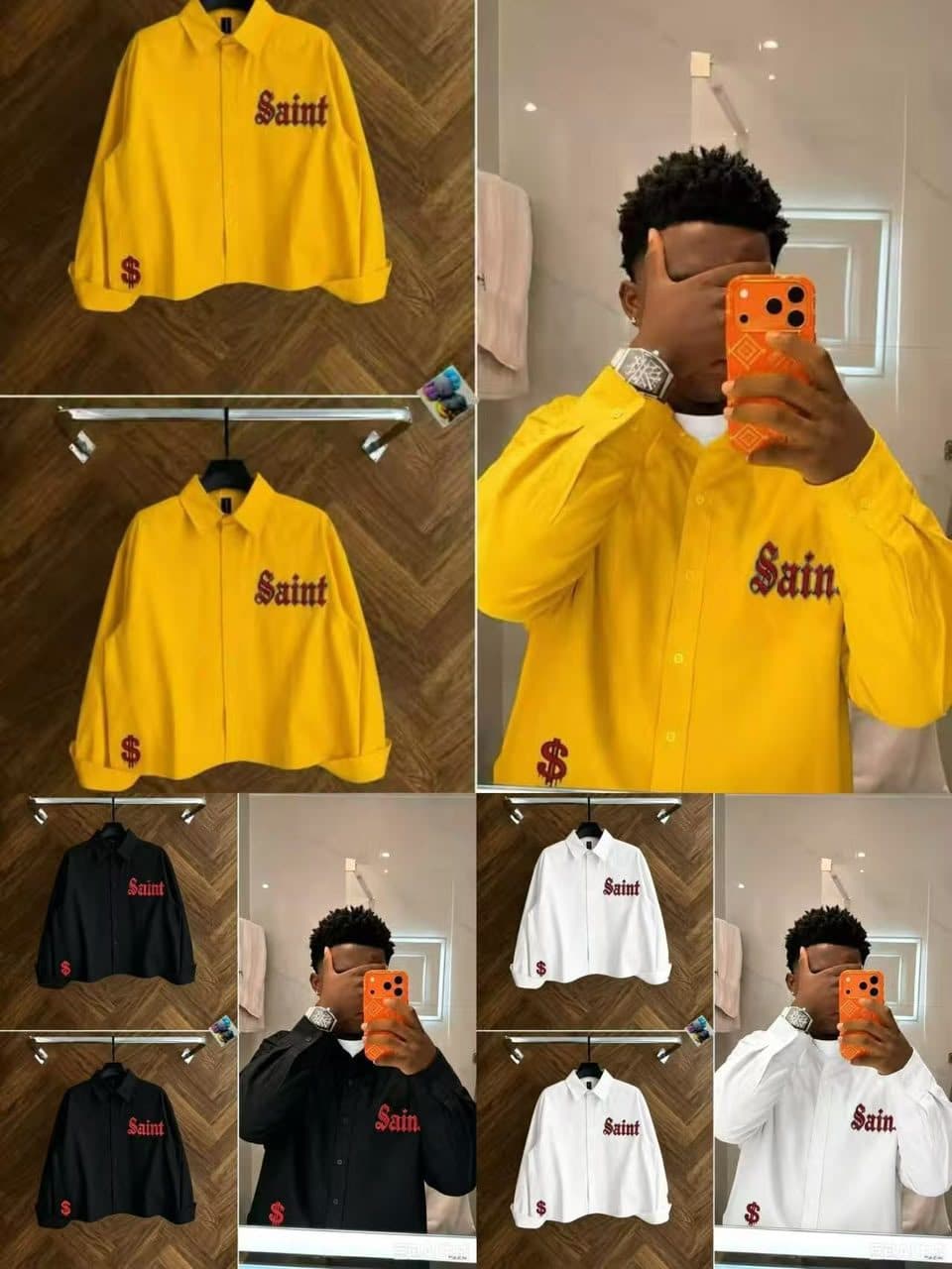 Man wears